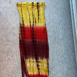 Jamaican Me Happy Stretch Dress, Knee Length, Sz S